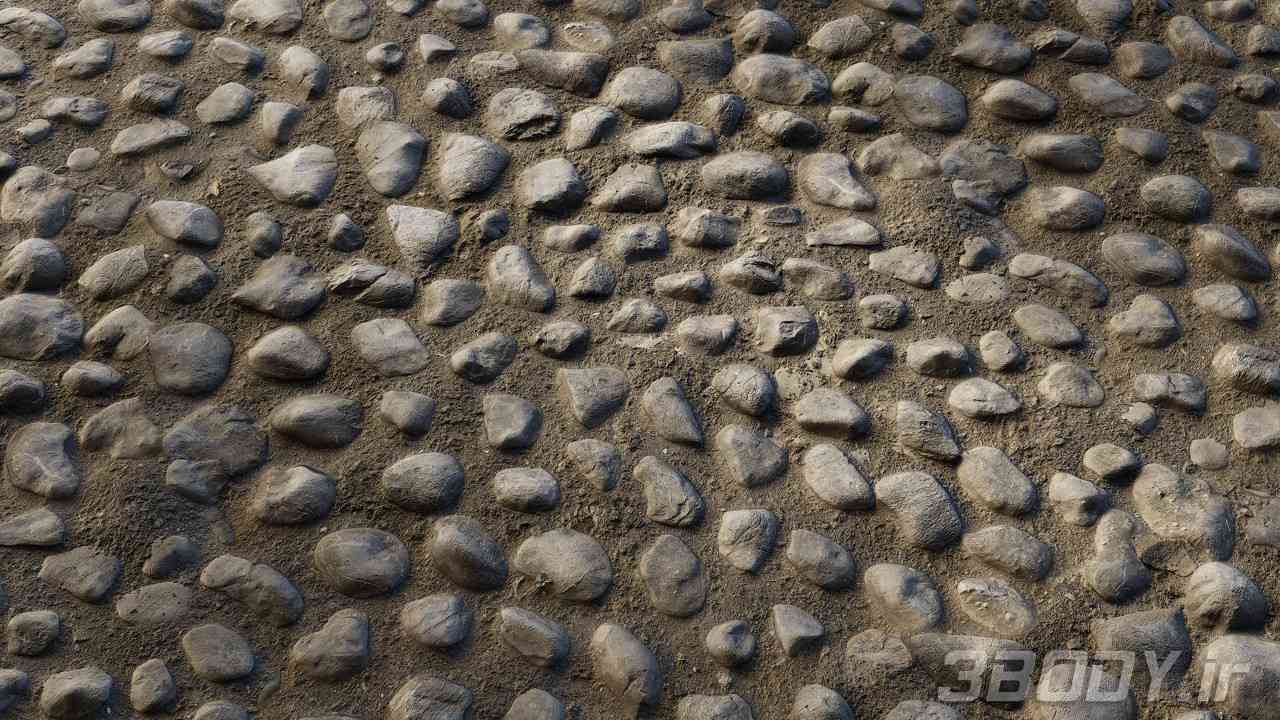 متریال سنگ کف ground stone عکس 1